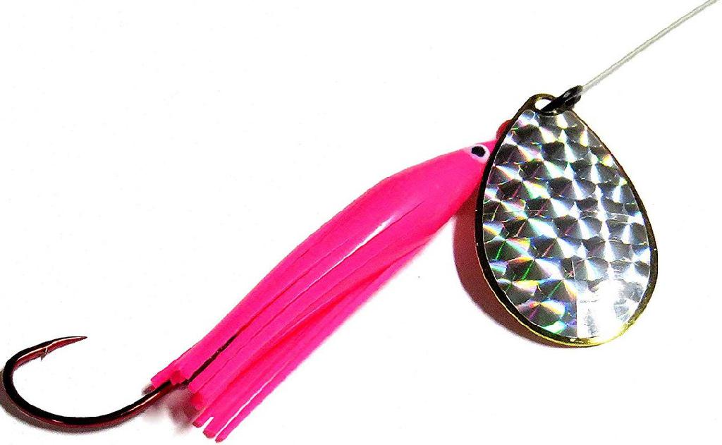 WICKED KING KILLERS PINK/SILVER #6 BLADE-6ft LEADER W/2/0 RED GAMA HOOK